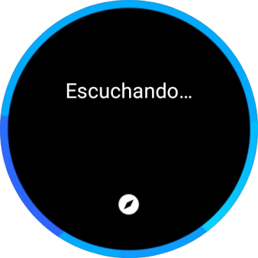Pulsa el botón de inicio durante unos instantes para activar la función de control por voz.