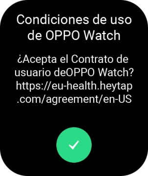 Pulsa el icono de aceptar.