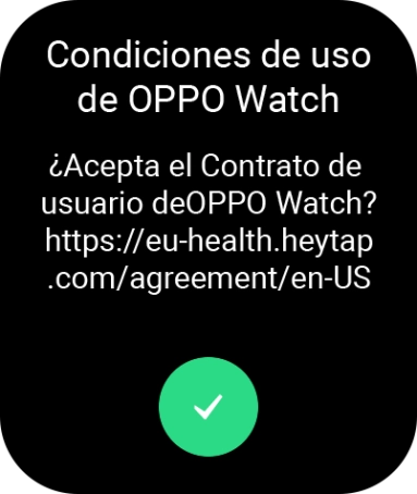 Pulsa el icono de aceptar.