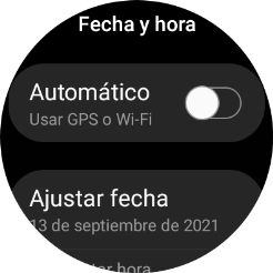 Pulsa Ajustar fecha.