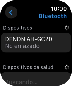 Pulsa el dispositivo Bluetooth deseado.