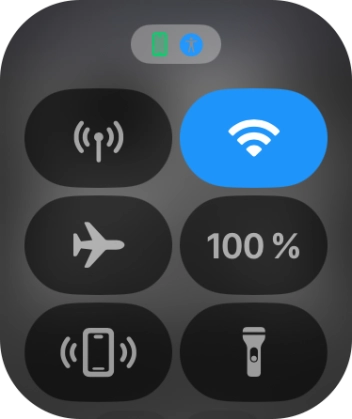 Pulsa la función deseada para abrir una aplicación o para activar o desactivar la función.
