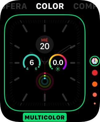 Pulsa dos veces la Digital Crown para terminar y regresar a la pantalla de inicio.