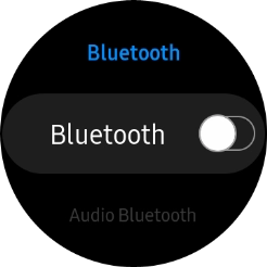 Pulsa Bluetooth para activar la función.