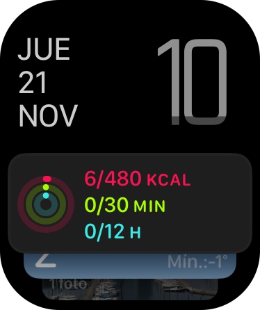 Pulsa en un lugar cualquiera de la pantalla y mantén la pulsación unos instantes.