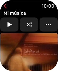 Pulsar el icono de reproducción para iniciar la reproducción.