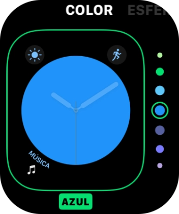 Pulsa dos veces la Digital Crown para regresar a la pantalla de inicio.