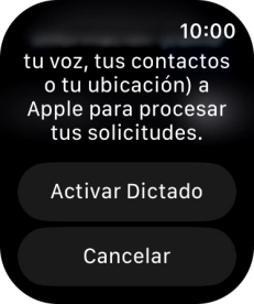 Pulsa Activar Dictado.