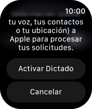 Pulsa Activar Dictado.