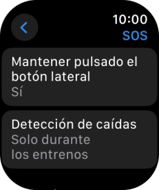 Pulsa Mantener pulsado el botón lateral.