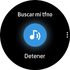 Pulsa Detener cuando hayas encontrado el teléfono.
