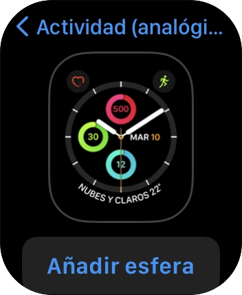 Pulsa Añadir esfera.