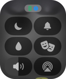 Pulsa el icono de modo de sonido para activar o desactivar el modo silencioso.