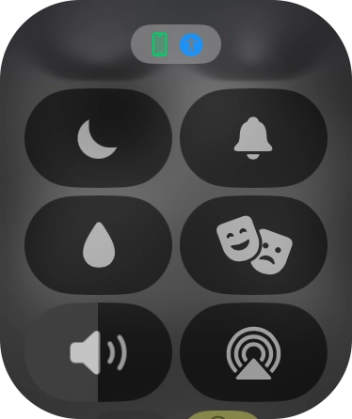 Pulsa el icono de modo de sonido para activar o desactivar el modo silencioso.