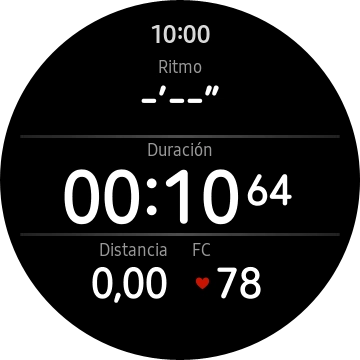 Pulsa el botón de retroceso para poner la actividad en pausa.