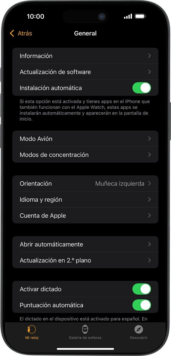 En el teléfono: Pulsa Idioma y región.