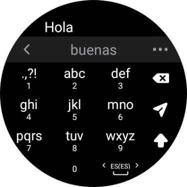 Pulsa el icono de enviar.