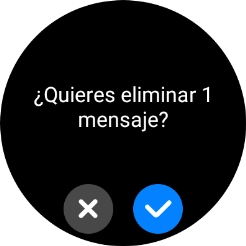 Pulsa el icono de aceptar.