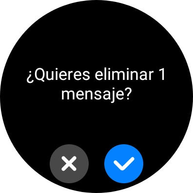 Pulsa el icono de aceptar.