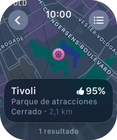 Pulsa el destino deseado.