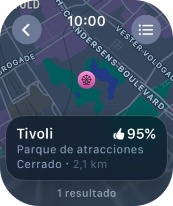 Pulsa el destino deseado.