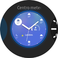 Desliza el dedo hacia la izquierda para ver las diferentes esferas del reloj.
