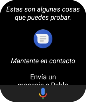 Pulsa el botón de inicio para terminar y regresar a la pantalla de inicio.