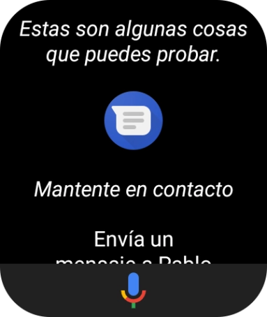 Pulsa el botón de inicio para terminar y regresar a la pantalla de inicio.