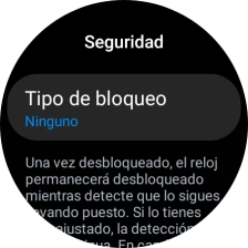 Pulsa Tipo de bloqueo.