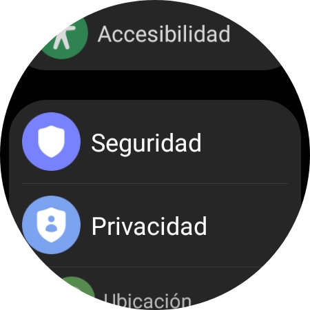 Pulsa Seguridad.