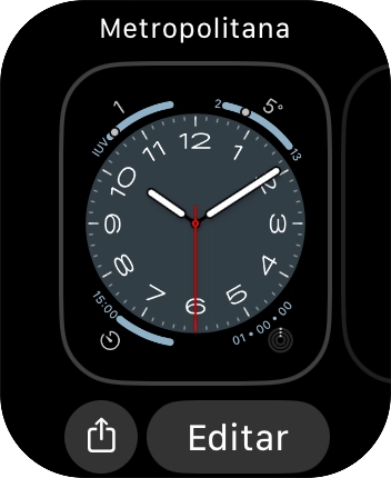 Desliza el dedo hacia la izquierda por la pantalla.