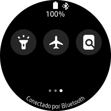 Pulsa el icono de modo de avión para activar o desactivar la función.