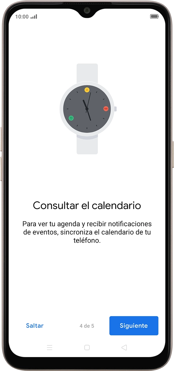 En el teléfono: Pulsa Siguiente.