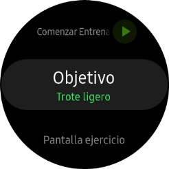 Pulsa Objetivo y sigue las indicaciones de la pantalla para fijar los objetivos deseados.