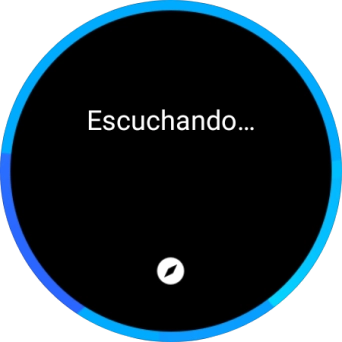Pulsa el botón de inicio durante unos instantes para activar la función de control por voz.