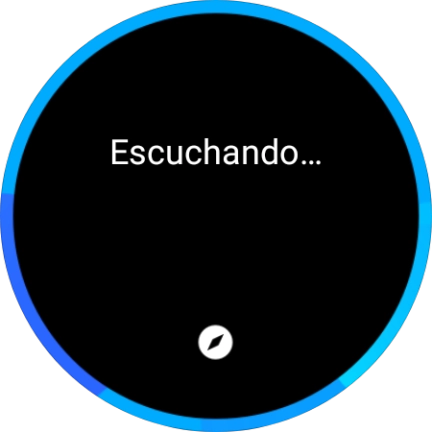 Pulsa el botón de inicio durante unos instantes para activar la función de control por voz.