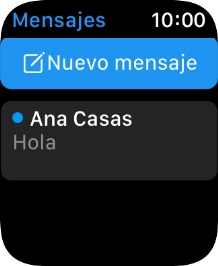 Pulsa el mensaje corto deseado.