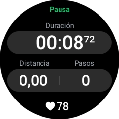 Desliza el dedo hacia la derecha por la pantalla.