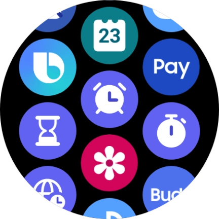 Pulsa el icono de Bixby.