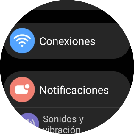 Pulsa Conexiones.