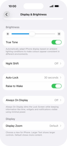 Press Auto-Lock.