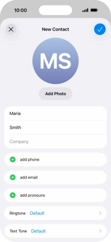 Press add phone.
