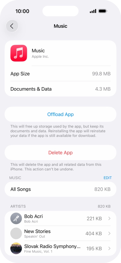 Press Offload App.
