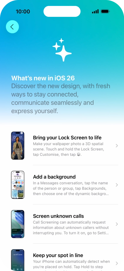 Slide your finger upwards starting from the bottom of the screen to return to the home screen.