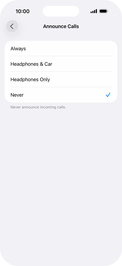 Press Always to turn on the function when silent mode is turned off.