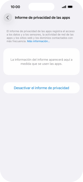 Desliza el dedo hacia arriba desde la parte inferior de la pantalla para terminar y volver a la pantalla de inicio.