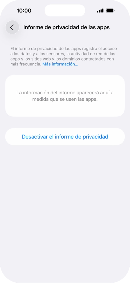 Desliza el dedo hacia arriba desde la parte inferior de la pantalla para terminar y volver a la pantalla de inicio.