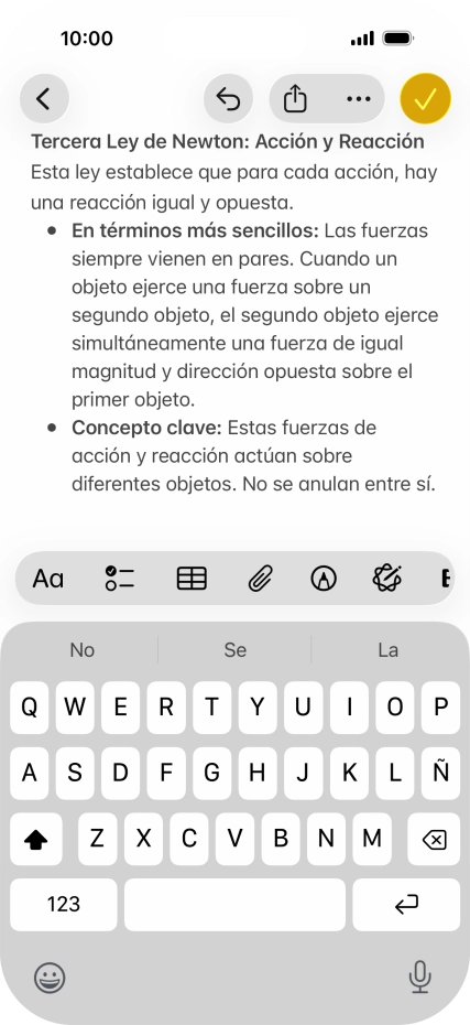 Pulsa el icono de Apple Intelligence.