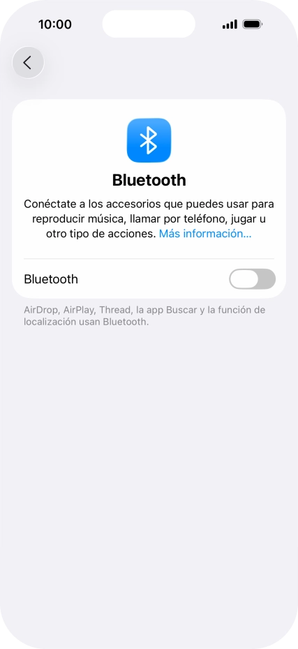 Pulsa el indicador junto a 