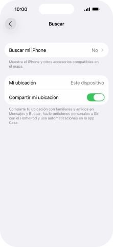 Pulsa Buscar mi iPhone.